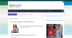 Desktop Screenshot of magazin.stretni.sk